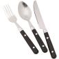 Preview: Easy Camp Besteckset Family, 12-teilig (schwarz, mit Tasche)